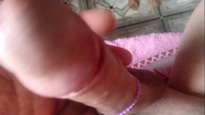 Jucându-mă cu penisul meu și câinele meu cu mine